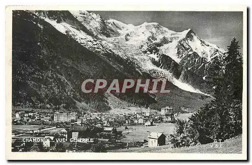 Cartes postales moderne Chamonix Vue generale