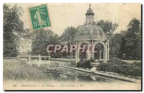 Cartes postales Chantilly Le Chateau L'lle d'Amour