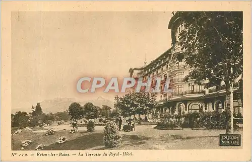 Cartes postales La terrasse du Royal-Hotel Evian les Bains