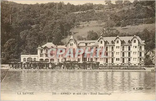 Cartes postales ANNECY   et son Lac Hotel Beaurivage