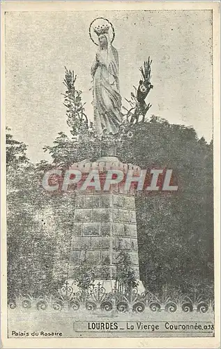 Cartes postales LOURDES - La Vierge Couronnee