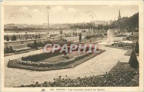 Ansichtskarte AK ROYAN - Les nouveaux jardins du Casino