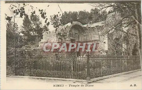 Cartes postales NIMES_Temple de Diane