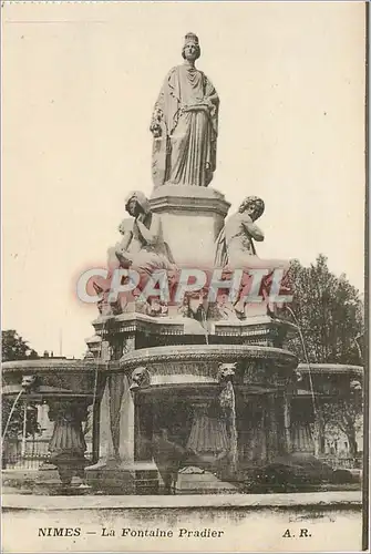 Cartes postales NIMES_ La Fontaine Pradier