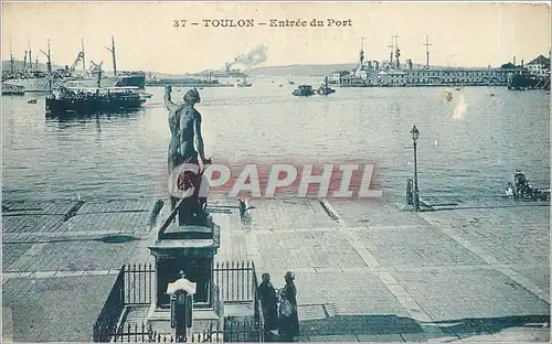 Cartes postales TOULON_ Entr�e du Port