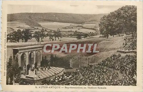 Cartes postales AUTUN-ANTIQUE_Repr�sentation au Th�atre Romain
