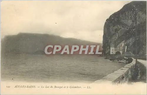 Cartes postales AIX-LES-BAINS._Le Lac du Bourget et le Colmbier