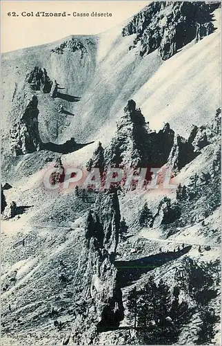 Cartes postales Col d'Izoavd- Casse d�serte