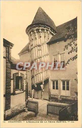 Cartes postales CHARTRES._ L'ESCALIER DE LA REINE BERTHE