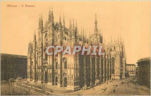 Cartes postales Milano-ll Duomo