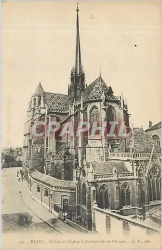 Ansichtskarte AK DIJON Abside de l'eglise Cathedrale Sainte Benigne