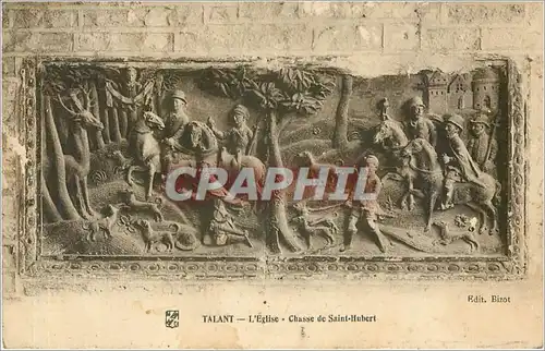 Cartes postales TALANT_ l'Eglise Chasse de Saint Hubert