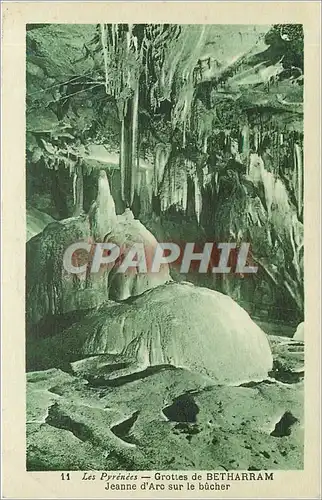 Cartes postales Les Pyr�n�es _ Grottes de BETHARRAM  Jeanne d'Arc sur le bucher