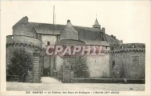 Cartes postales NANTES_ Le ch�teau des ducs de bretagne