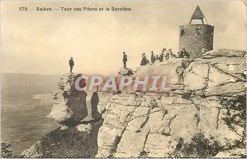 Cartes postales Sal�ve._ Tour des Pitons et la Sorci�re