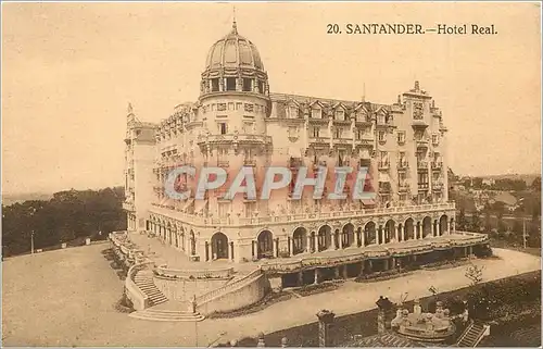 Cartes postales SANTANDER._ Hotel Real