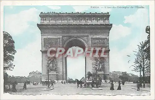 Cartes postales PARIS L'Arc de triomphe de l'Etoile