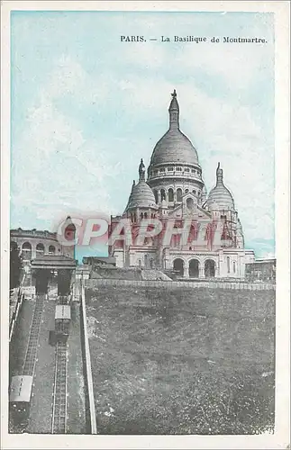 Cartes postales PARIS. - La Basilique  de Montmartre