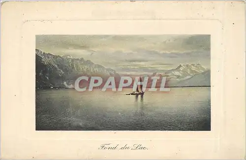 Cartes postales Fond du lac Bateau