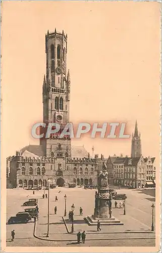 Cartes postales Brugge.Halletoren Buruges le beffron