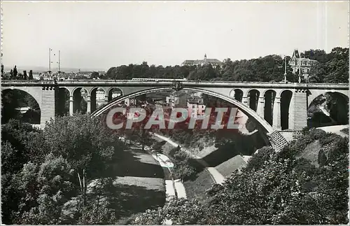 Ansichtskarte AK LUXEMBOURG.Pont Adolphe et Valiee de la Petrusse