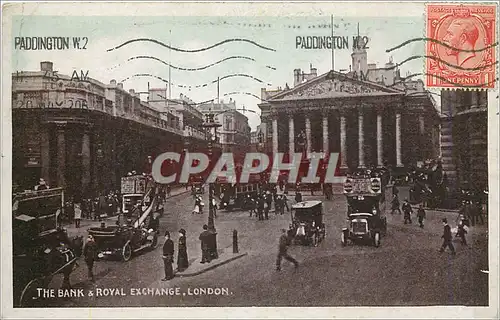 Cartes postales THE BANK & ROYAL EXCHANGE  LONDON
