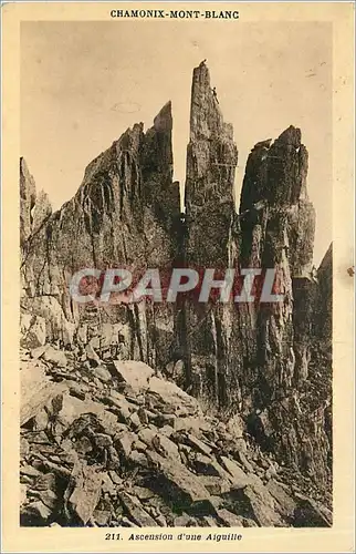 Cartes postales Ascension d'une Aiguille