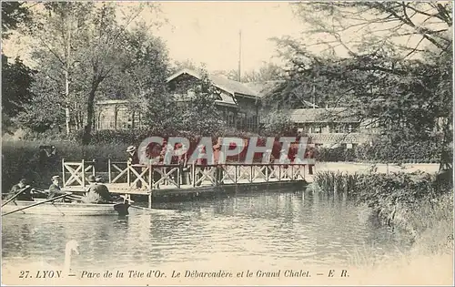 Ansichtskarte AK LYON-Parc de la tete d'or  le Debarcadere et le grand Chalet