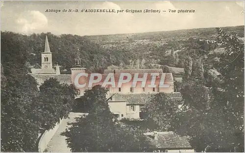 Cartes postales Abbaye de N-D d'AIGUEBELLE par Griguan (Drome)-Vue g�n�rale
