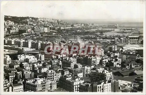 Cartes postales 202 ALGER Vue g�n�rale.Entr�e du Port