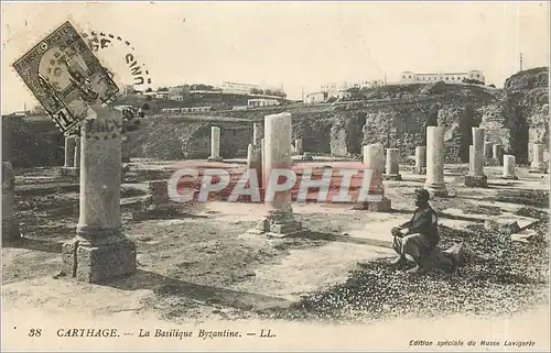 Cartes postales CARTHAGE-La basilique Byzantine-LL