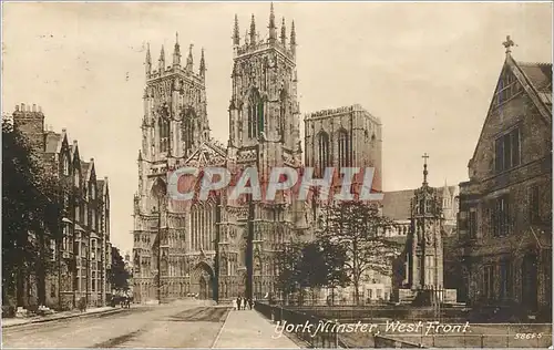 Cartes postales York Minster West front