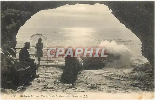 Ansichtskarte AK BIARRITZ-Vue prise de la Grotte du Phare.LL