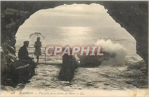 Cartes postales BIARRITZ-Vue prise de la Grotte du Phare.LL