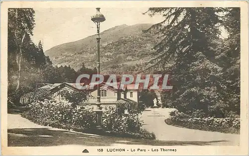 Cartes postales LUCHON-L e parc-Les Thermes