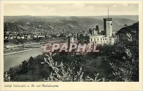 Cartes postales Schlos Stolrenfels a.Rh mit Oberlahnstein