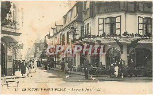 Cartes postales le touquet-paris-plage la rue St Jean