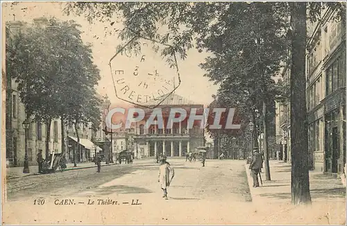 Cartes postales 120 CAEN-Le theatre.LL