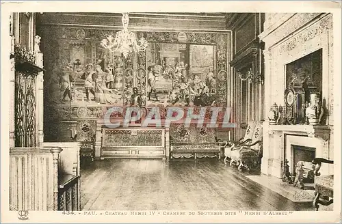 Cartes postales PAU.Le Chateau Henri IV- du Souvenir dite Henrid'Albret