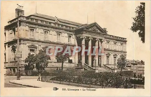 Cartes postales Limoges-Le Tribunal