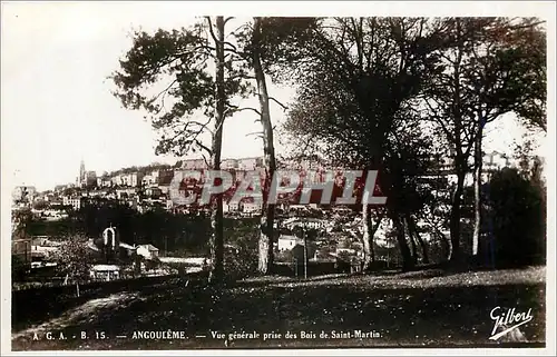 Cartes postales ANGOULEME-Vue g�n�rale des Bois de aint-Martin