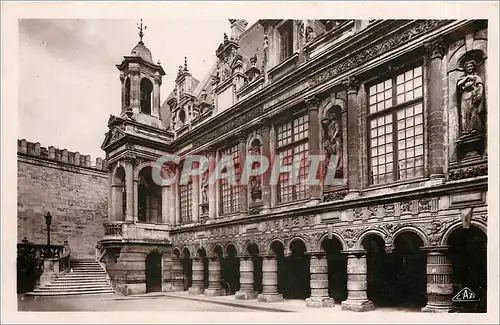 Ansichtskarte AK 19 La Rochelle-L'Hotel de Ville.Facade sur la cour interieure