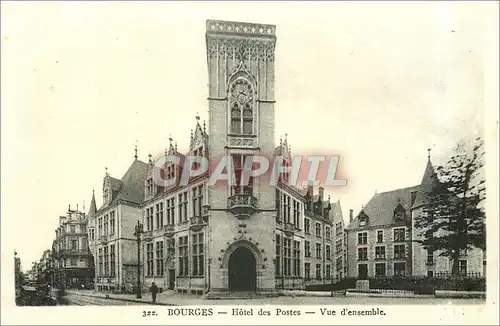 Cartes postales BOURGES-Hotel des Postes-Vue d'ensemble