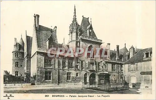 Ansichtskarte AK 310 BOURGES-Palais jacques Coeur-la Fa�ade