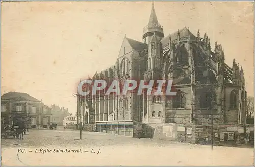 Ansichtskarte AK L'Eglise Saint-laurent Eu