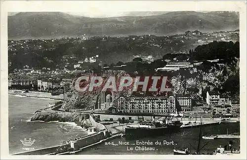 Cartes postales NICE- Etr�e du Port Le Chateau