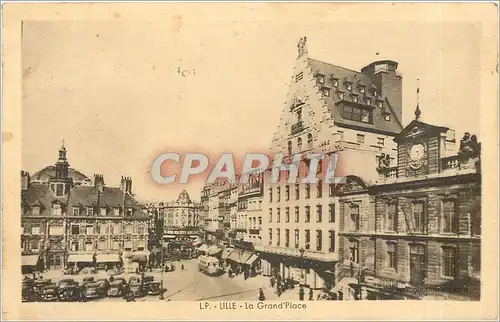 Cartes postales L.P-LILLE - La Grand Place
