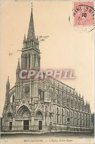 Cartes postales bon-secour-L'Eglise Notre Dame