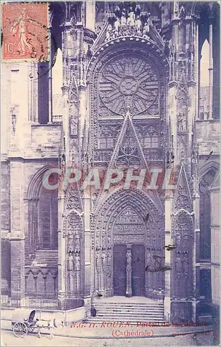 Ansichtskarte AK N.G.H rouen portail de la Cath�drale