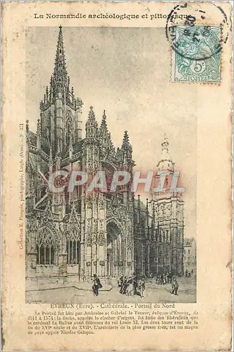 Cartes postales Evreux-Cathedrale